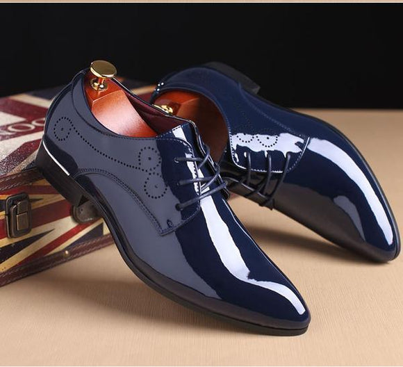 Shoes - 2018 New Patent Leather Men's Fashion Dress Shoes(BUY ONE GET ONE 20% OFF)
