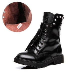 Women Shoes - 2018 Genuine Leather Women Boots