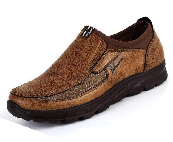 Men's Shoes - Casual Quality Leather Loafers Slip-on Shoe