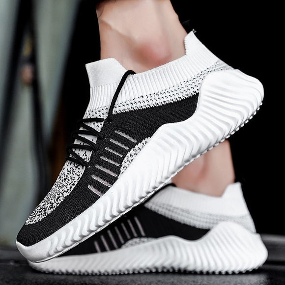 Men's Shoes - Breathable mesh Fly Weave Casual shoes