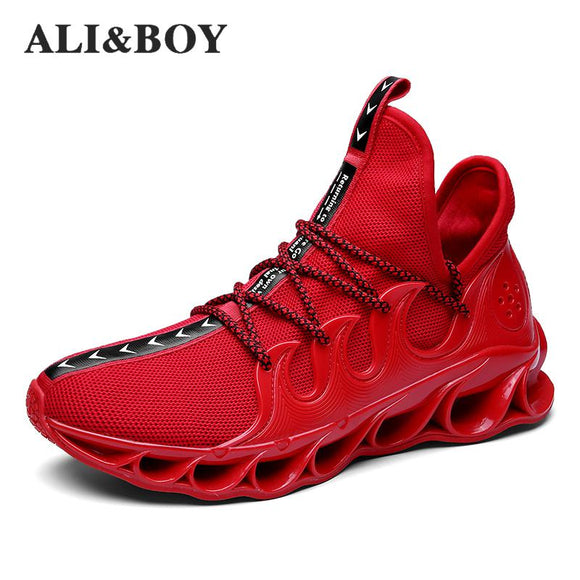 Men's Shoes - High-quality Lace-up Athietic Breathable Male Sneakers