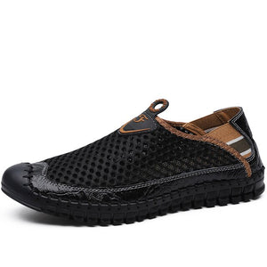 Jollmall Men Shoes - Leather Summer Casual Men Sandals(Buy 2 Get 10% off, 3 Get 15% off Now)