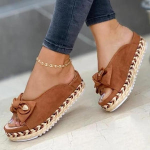 Fashion Braided Straps Outdoor Lady Sandals