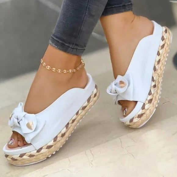 Fashion Braided Straps Outdoor Lady Sandals