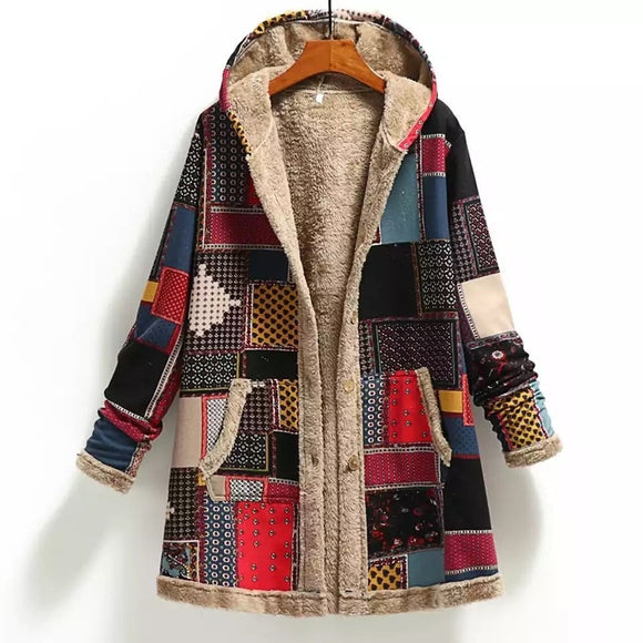 2021 Winter Vintage Women Coat