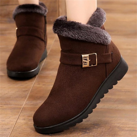 Fashion Winter Warm Mid Celf Boots