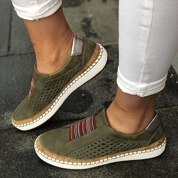 Breathable Hollow Out Casual Ladies Shoes
