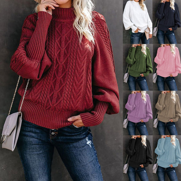 2022 Winter New Middle Neck Sweater