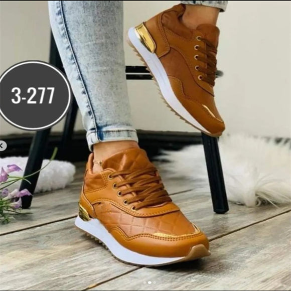 Women Breathable Woven Leather Mesh Walking Vulcanized Shoes