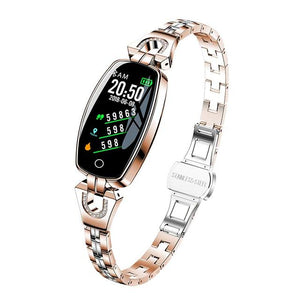 Waterproof Heart Rate Monitor Bracelet Ladies Smartwatch