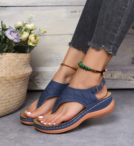 Women's Open Toe Solid Casual Sandals
