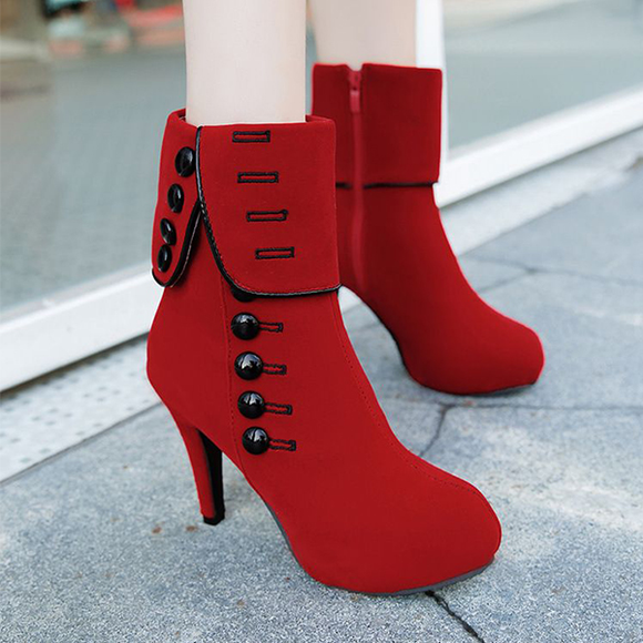 2019 New arrival Fashion Suede High Heels Boots