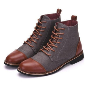 Men's Shoes - Autumn Early Winter High Top Ankle Boots