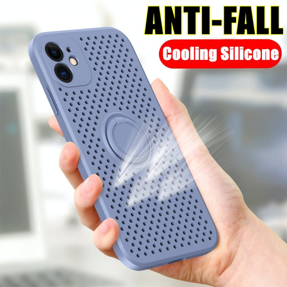 Breathable Cooling Silicone Case For IPhone Series