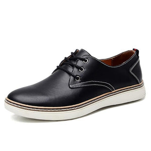 Men's Casual Shoes - Geniune Leather Fashion Comfortable Business Office Men Flats Footwear(Buy 2 Get 5% off, 3 Get 10% off Now)