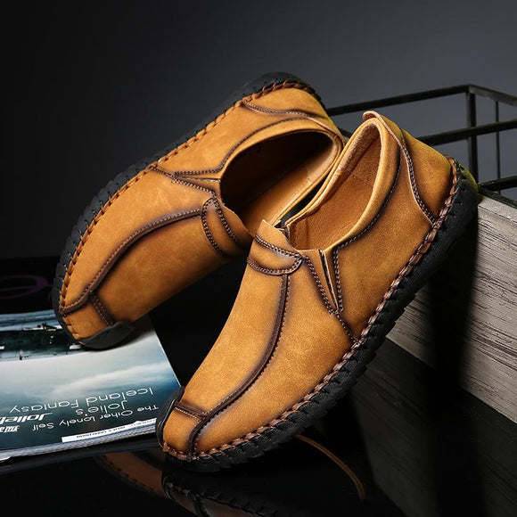 Men's Shoes - Slip On Brown Luxury Brand Boat Shoes