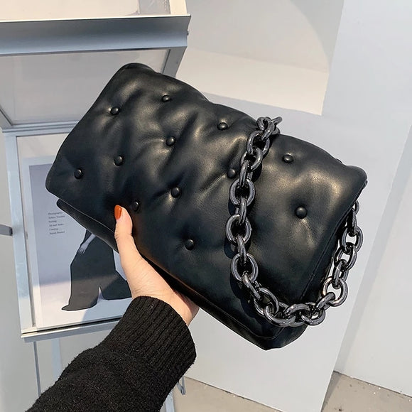 2021 Branded Trending Black Shoulder Handbags