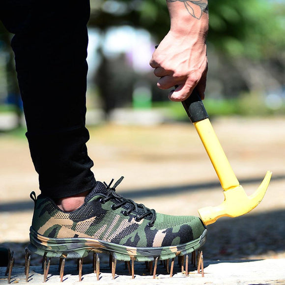 Men's Outdoor Plus Size Steel Toe Cap Work Boots