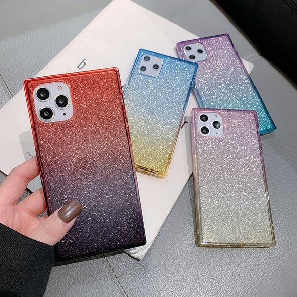 Jollmall Phone Case - Glitter Paper Square Phone Cases