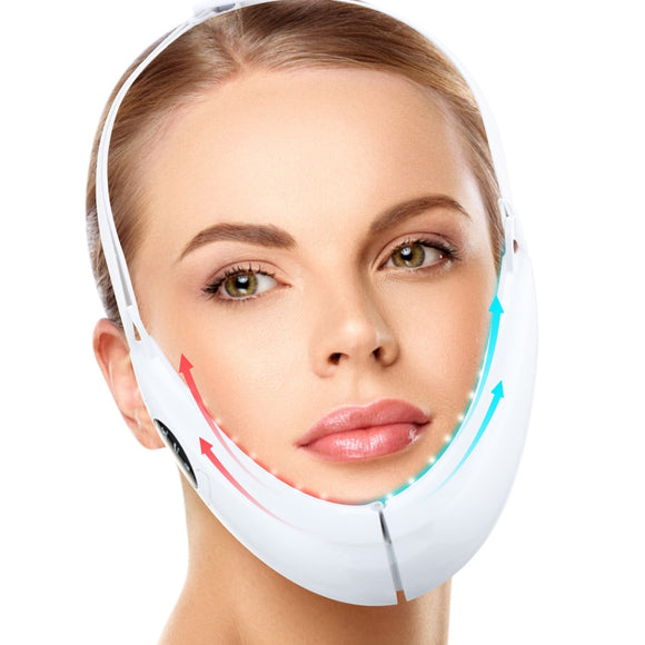 LED Photon Therapy Face Slimming Vibration Massager
