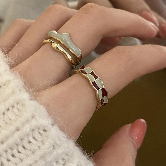 Women Luxury Hollow Out Index Finger Rings