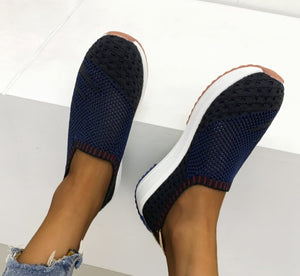 Women Flats Slip on Mesh Shoes