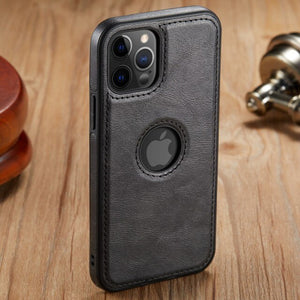Luxury Business Leather Stitching Case Cover for iphone Series