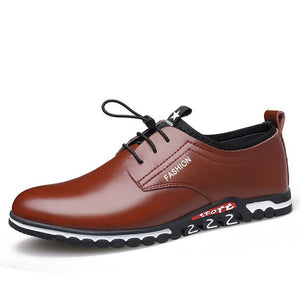 Men's Shoes - New Genuine Leather Men Casual Shoes