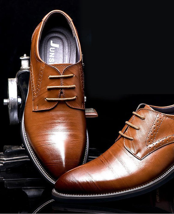 Shoes - Mens Fashion Formal Leather Shoes ( Buy One Get One 20% Off )