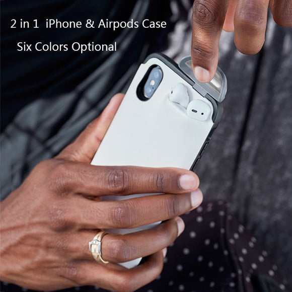 Jollmall Phone Case - Shockproof Solid Color Headphone Storage Box Phone Cases(Buy 2 Get 10% off, 3 Get 15% off Now)