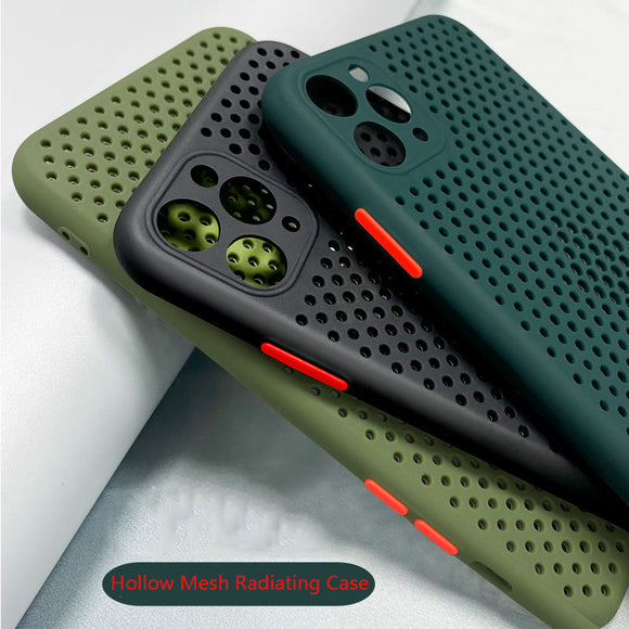 Jollmall Phone Case - Heat Dissipation Breathable Cooling Phone Case For iPhone