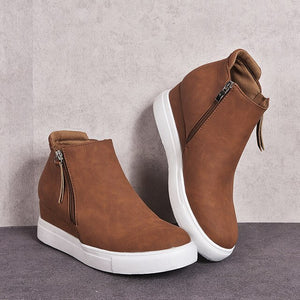 New Wedges Breathable Comfortable Vulcanize Shoes