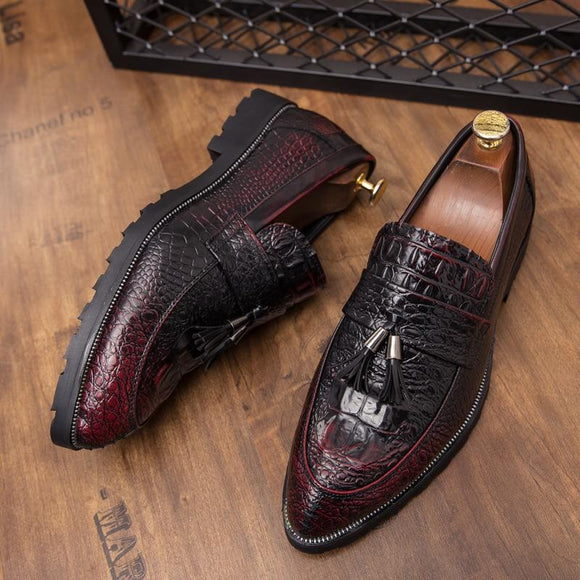 Men's Shoes - Fashion Formal Leather Tassel Shoes