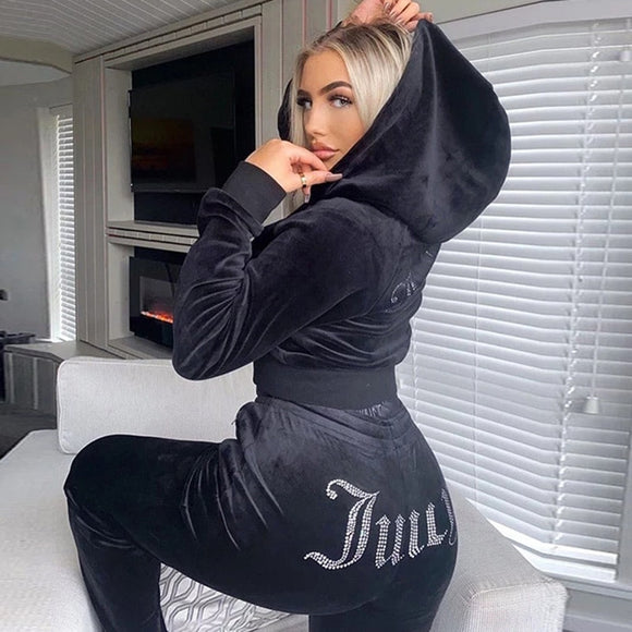 Two Piece Set Coture Sweatsuits For Women