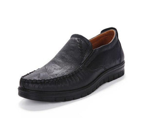 Men's Shoes - Fashion Leather Slip On Casual Style Shoes