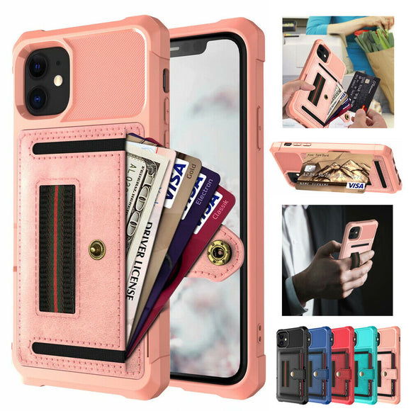 Jollmall Phone Case - Card Magnetic Holder Phone Case For iPhone(Buy 2 Get 10% off, 3 Get 15% off Now)