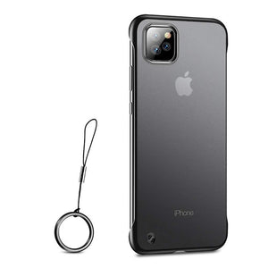 Jollmall Phone Case - Frameless Ring Design Scrub Phone Cases For iPhone