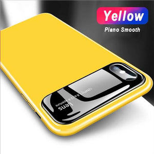 Phone Case - Luxury Mirror Glass Slim Shockproof Back Cover