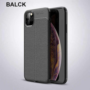 Phone Case - Luxury Silicone Leather Phone Case For iPhone