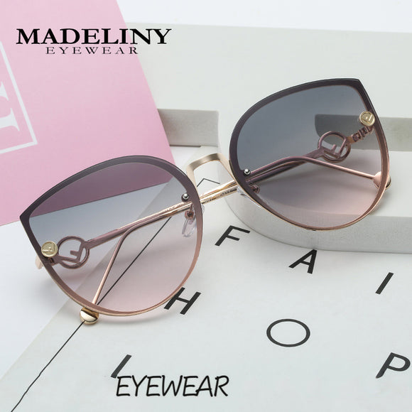 New Luxury Brand Design Cat Eye sunglasses