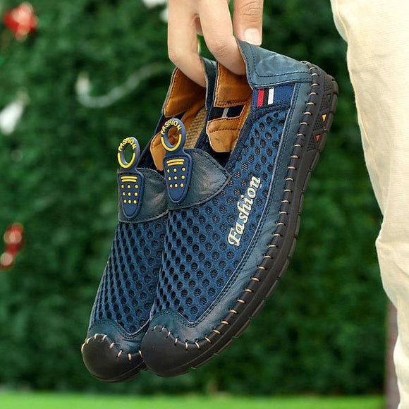 Men's Shoes - New Slip On Man Fashion Microfiber Leather Shoes