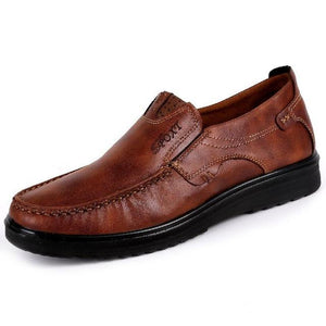Men's Shoes - Casual Business Soft Leather Loafers
