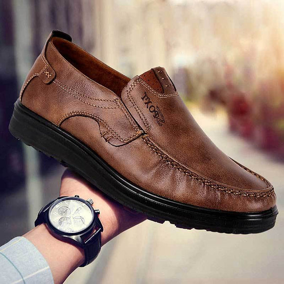 Men's Shoes - Casual Business Soft Leather Loafers