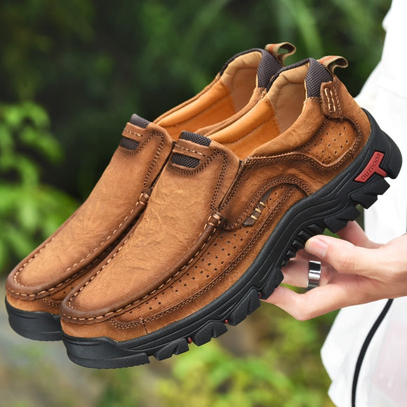 Men Shoes - Genuine Leather Men Cow Leather Flats Leather Shoes(Buy 2 Get 10% off, 3 Get 15% off Now)
