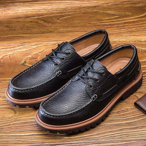 Shoes - 2018 Real Leather Fashion Punk Style Casual Oxford Shoes