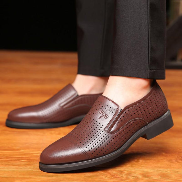 Men Casual Breathable Hollow Flats Shoes