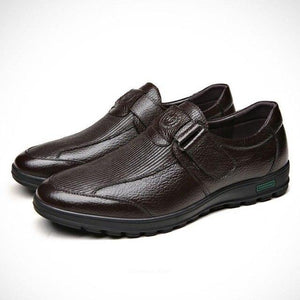 Men Comfy Leather Sneakers Comfortable Shoe