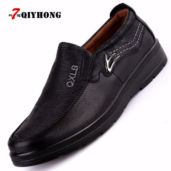 Jollmall Men Shoes - New Genuine Leather Causal Men Shoes