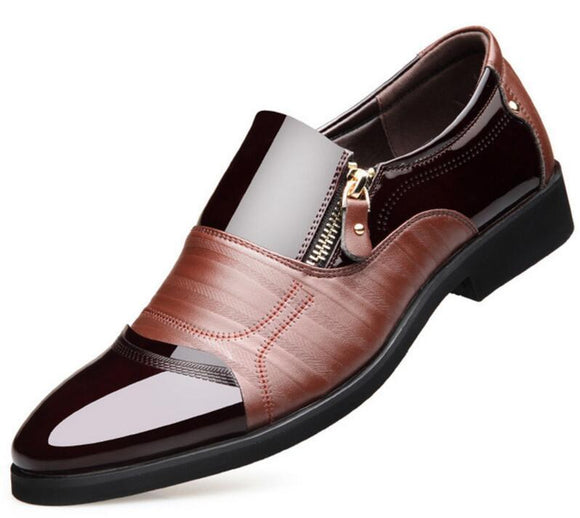 Men's Shoes - 2019 Lace Up British Style Patchwork Dress Shoe