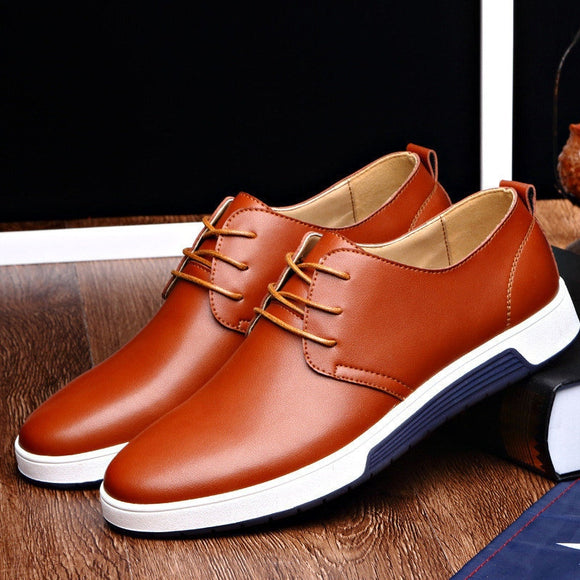 Men's Shoes - Luxury Leather Men Casual Shoes